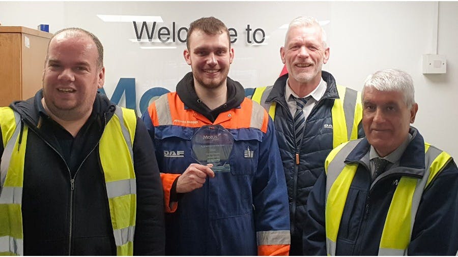 Apprentice of the Year Hat Trick for Motus Scunthorpe Technician