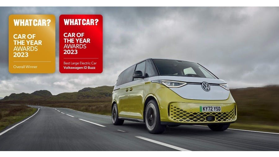 ID. Buzz awarded ‘Best Electric MPV’ at the 2023 What Car? Electric Car Awards